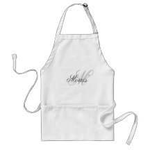 Monograma Personalizado Apron Inicial