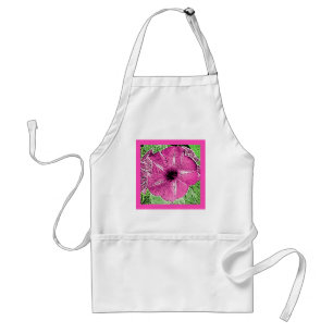 Avental Morning Glory Block Impressão - fuchsia rosa