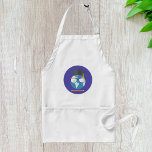 Avental Mundo Educado<br><div class="desc">Um globo terrestre com um boné de formatura, portanto, fazer mundo educado. Esta design parece realmente eficaz nestes Apron</div>