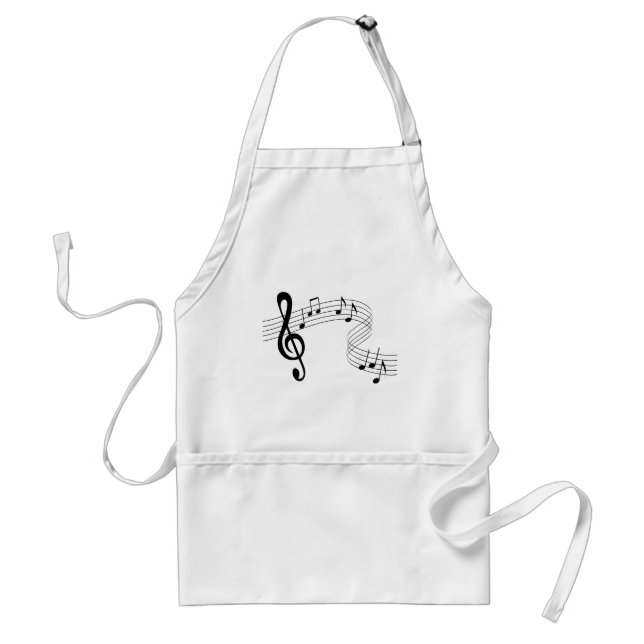 Avental Música Flutua Apron (Frente)