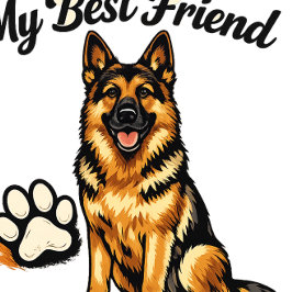 Avental My Best Friend Has Paws Dog Lover Apron