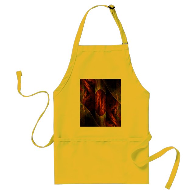 Avental Mystique Jungle Abstrato Art Apron (Frente)