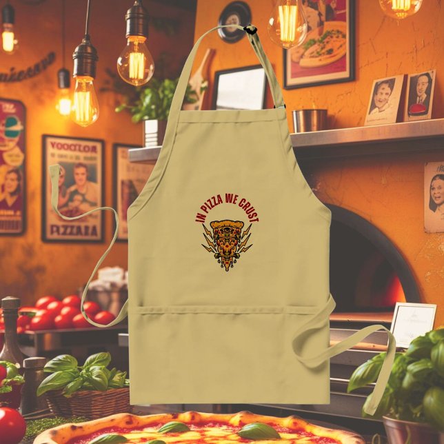 Avental Na Pizza Nós Crust - Pizza Negrito Apron (Criador carregado)