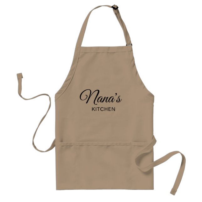 Avental Nana's Kitchen Apron Elegant Gift for Grandma (Frente)