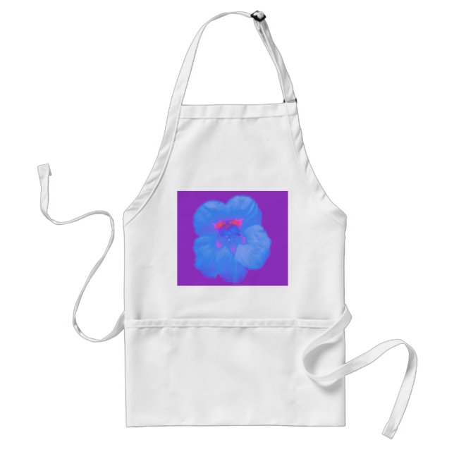 Avental Nasturtium Bright Blue Apron (Frente)