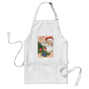 Avental Natais vintages Olá! Papai Noel