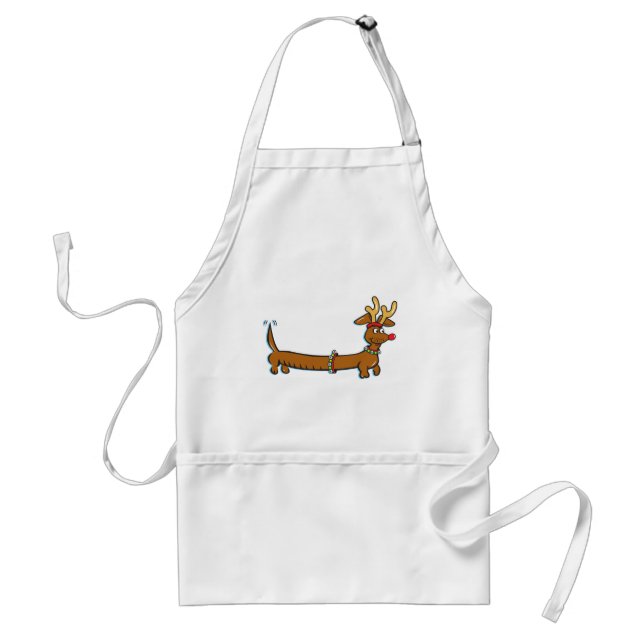 Avental Natal Dachshund (Frente)