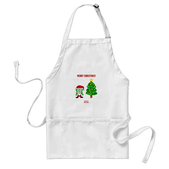 Avental Natal FrankenQueijo Apron (Frente)