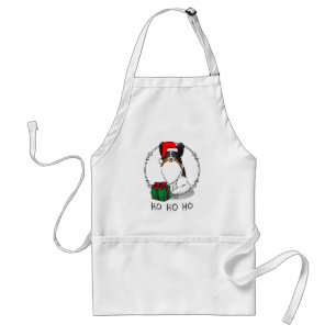 Avental Natal Santa Hat Papillon (Tricolor)
