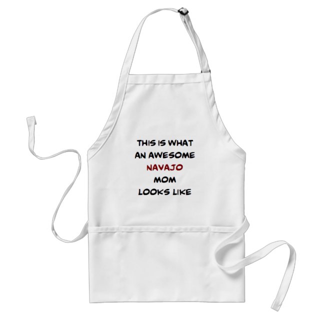 Avental navajo mom, awesome adult apron (Frente)
