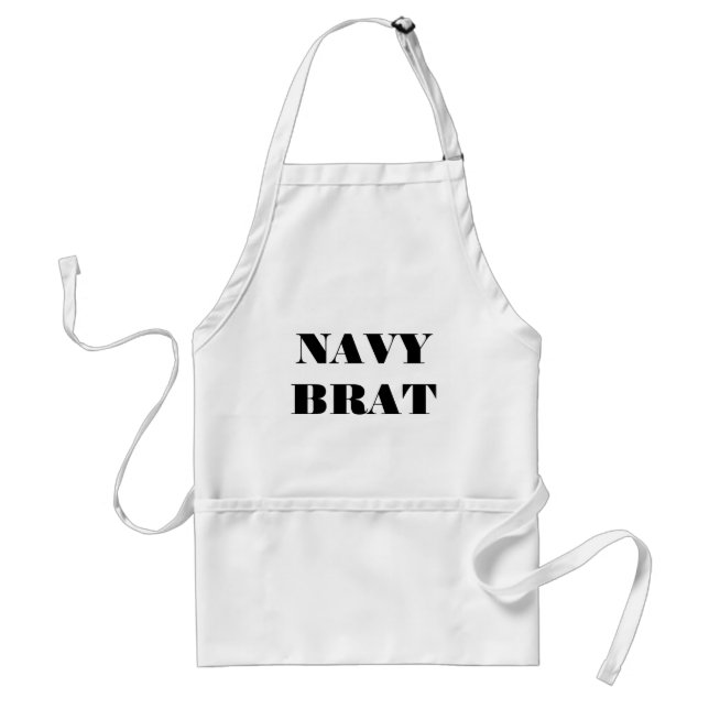 Avental Navy Brat (Frente)