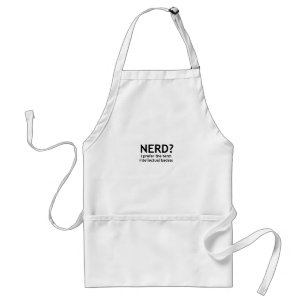 Avental Nerd? Engraçado, design nerd