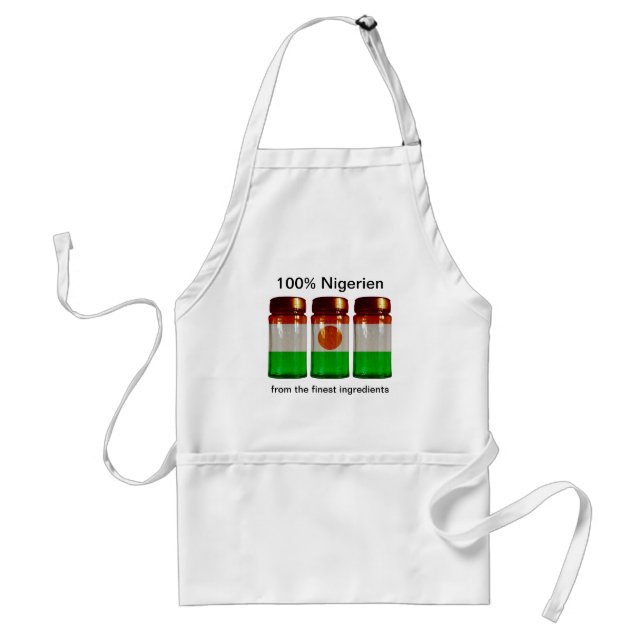 Avental Níger Flag Spice Jars Apron (Frente)