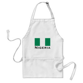Avental Nigéria com bandeira nigeriana (África Ocidental)