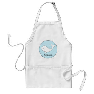 Avental Nome da Baleia Beluga Apron