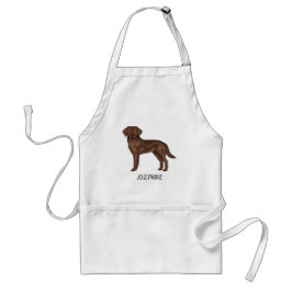Avental Nome Personalizado do Cão do Laboratório de Retrie