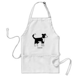 Avental Nome Personalizado do Welsh Border Collie Sheepdog