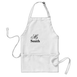 Avental Nome Personalizado Sr. Smith