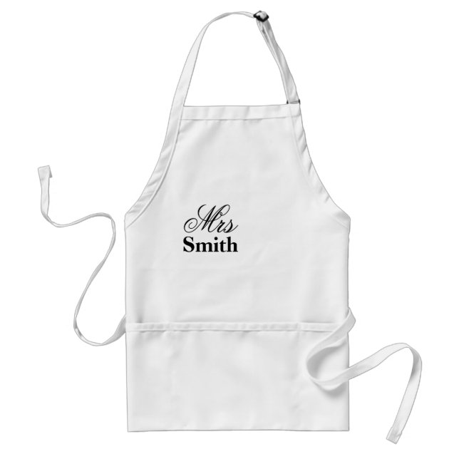 Avental Nome Personalizado Sra Smith (Frente)
