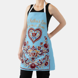 Avental Nordic Rosemaling, Amor de Mãe