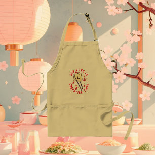 Avental Nosso amor é Chopstick Tight - Casal
