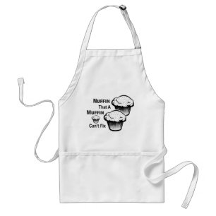 Avental Nuffin que um Muffin não consegue consertar Apron