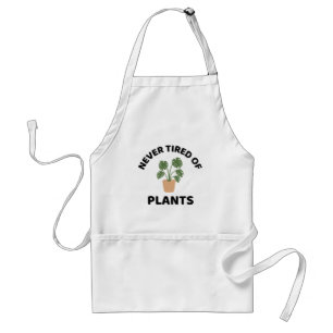 Avental Nunca cansado de plantas