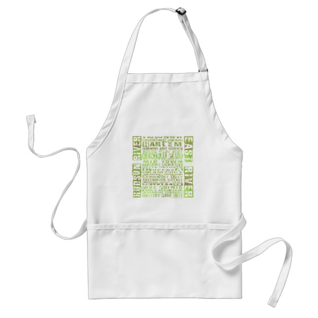 Avental NYC Neighborods Green (Frente)