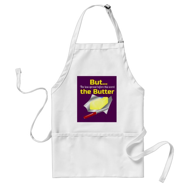 Avental O bumbum da manteiga mas menos espalhou a manteiga (Frente)