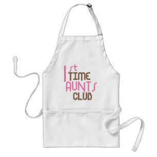 Avental ø Clube das tias do tempo (rosa)