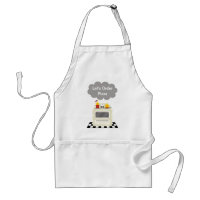 O fogão retro do fogo da cozinha "deixou-nos pedir