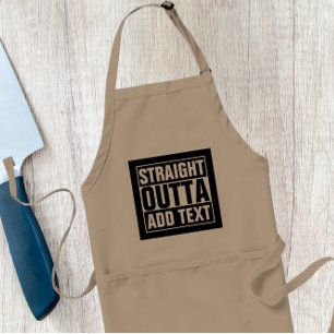 Avental O HETERO OUTTA - adicione seu texto aqui/criar-lo