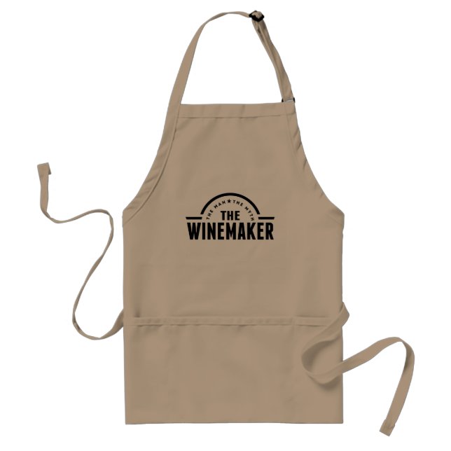 Avental O homem o mito o Winemaker (Frente)