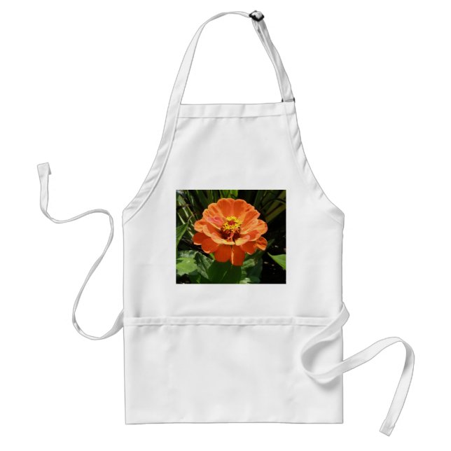 Avental Orange Zinnia Apron (Frente)
