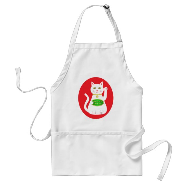 Avental Oriental Lucky Cat (Frente)