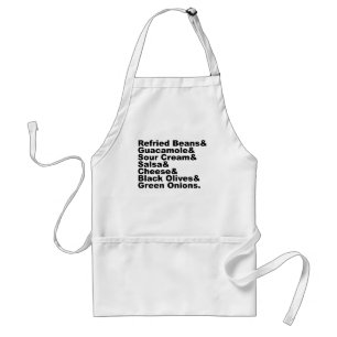 Avental Os Sete Ingredientes Em Um Dip De Sete Camadas