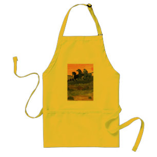 Avental ouro 'Ponies' Amarelo Apron