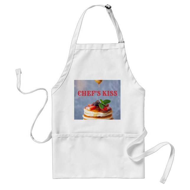 Avental Padrão Chef's Kiss Pancakes (Frente)