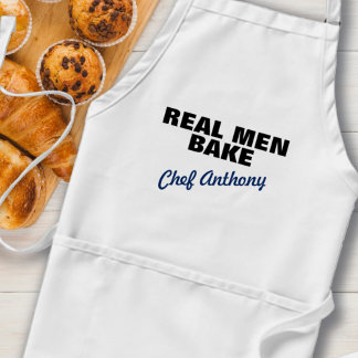 Avental Padrão Personalizado para Homens de Verdad