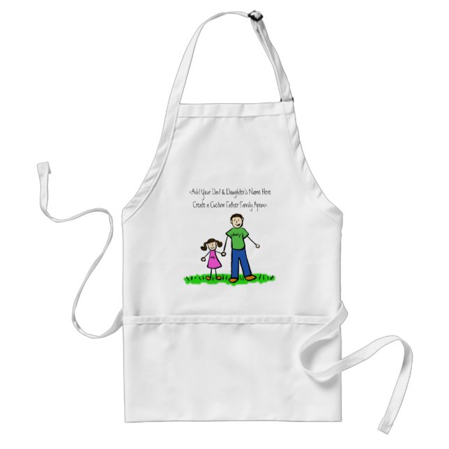 Avental Padre e Filha Personalizado Apron (Frente)