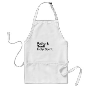 Avental Padre Son Santo Espírito Deus Santo
