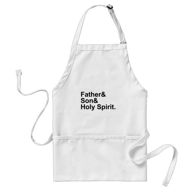 Avental Padre Son Santo Espírito | Deus Santo (Frente)