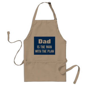 Avental Pai Engraçado Planejar Tipografia Grieling Apron