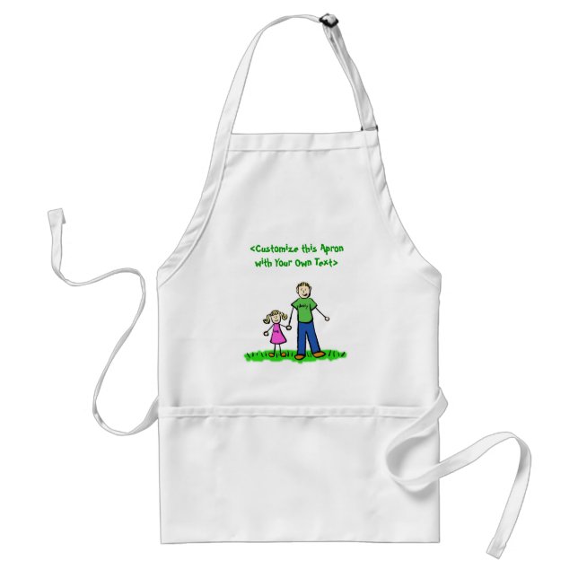Avental Pai Little Girl Apron (loira) (Frente)