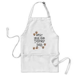 Avental Pai ocidental de Terrier das montanhas
