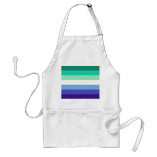 Avental Paleta da bandeira de homens gays trans-inclusivos