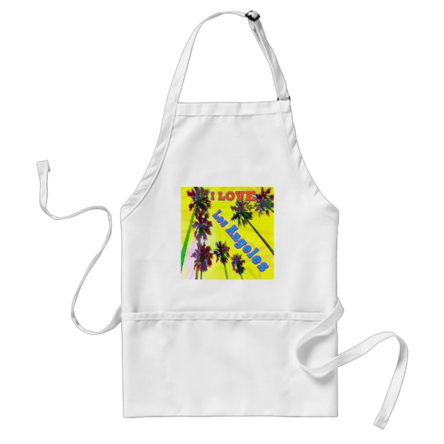 Avental "Palm Sky: EU AMO Los Angeles 2" Apron (Frente)
