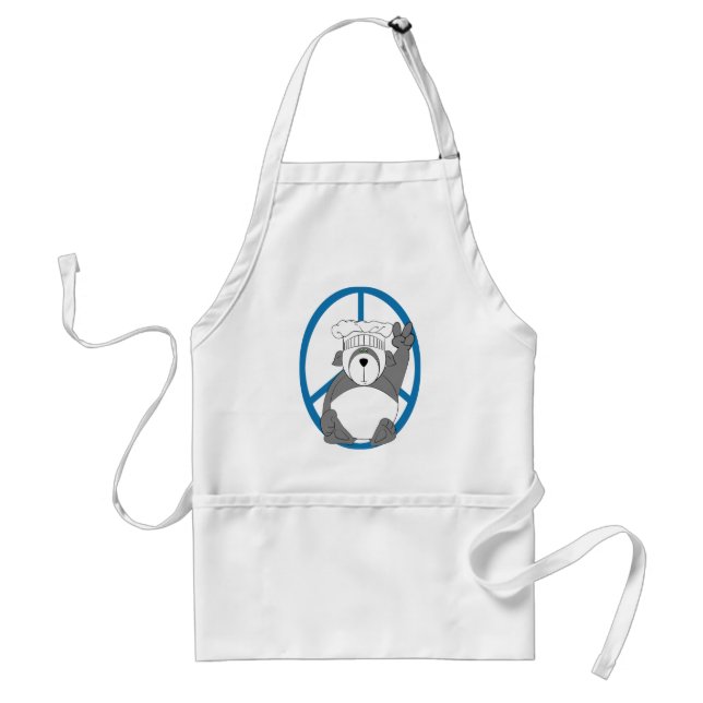 Avental Panda Bear Chef Paz (Frente)