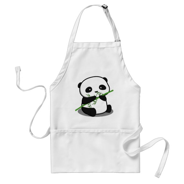 Avental Panda bonito (Frente)