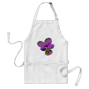 Avental Pansy Wild Dark Purple Apron